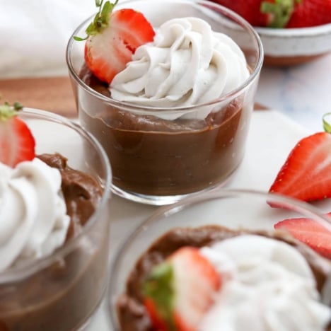 coconut whipped cream with strawberry