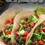 healthy tacos labeled for pinterest.